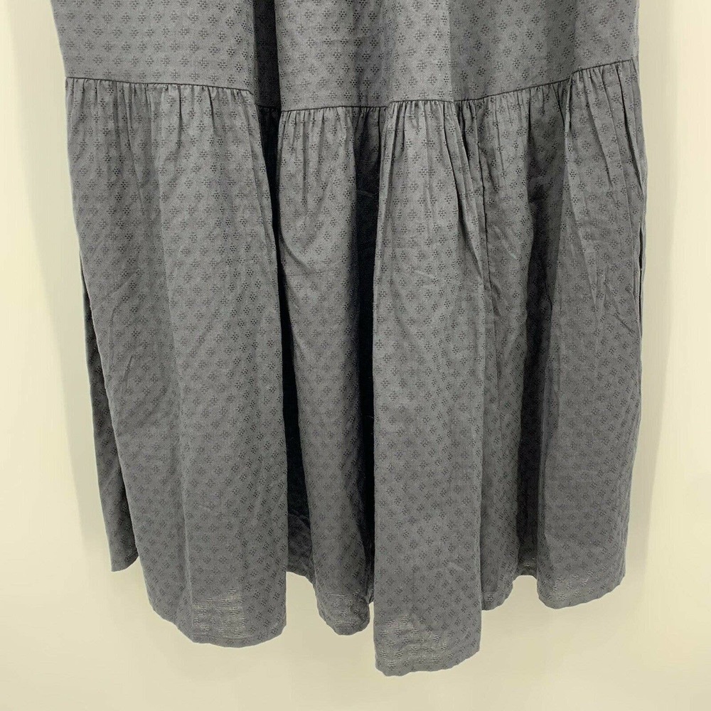 Universal Thread Midi Dress Sz M Smocked Round Neck Balloon Long Sleeve Tiered - Picture 5 of 8